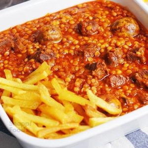 قیمه سیب زمینی