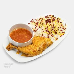 زرشک پلو مرغ